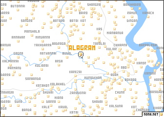 map of Alāgrām