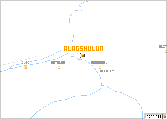 map of Alag-Shulun