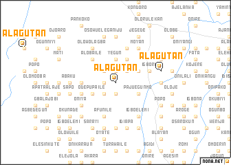 map of Alagutan