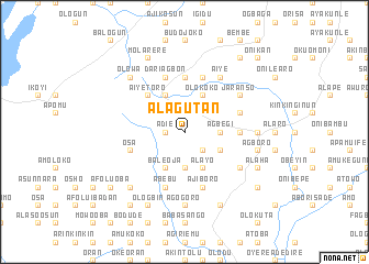 map of Alagutan