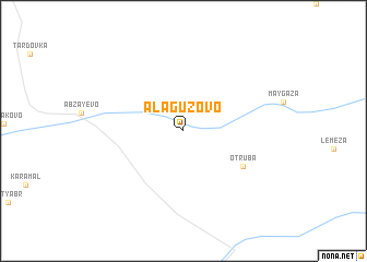 map of Alaguzovo