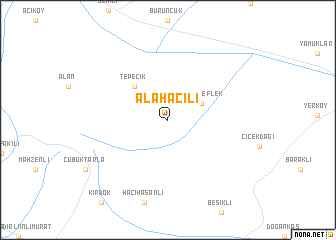 map of Alahacılı