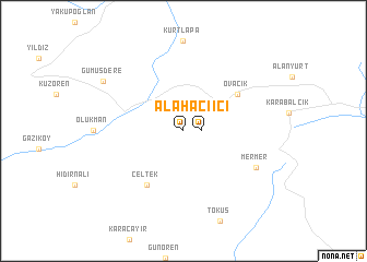 map of Alahacı