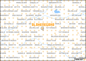 map of Alahenegama