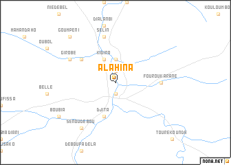 map of Alahina