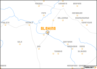 map of Alahina