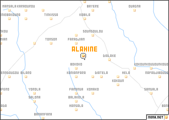 map of Alahiné