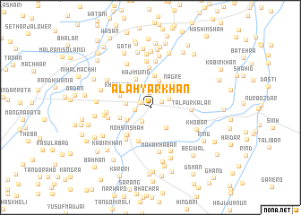 map of Alāhyār Khān