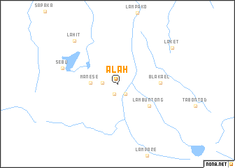 map of Alah