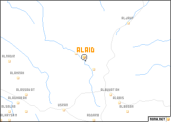 map of Āl ‘Āʼiḑ