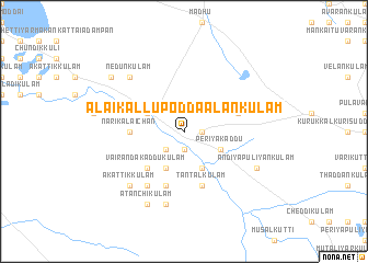 map of Alaikallupodda Alankulam