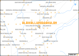 map of Alaikallupoddakulam