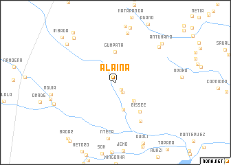map of Alaina