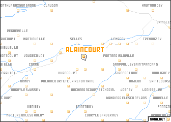 map of Alaincourt