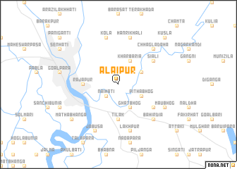 map of Ālāipur