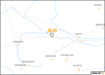 map of ‘Alā\