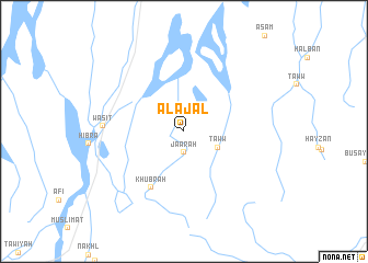 map of Al Ājāl