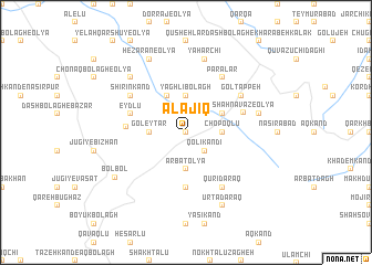 map of Ālājīq