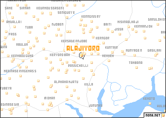 map of Alaji Yoro