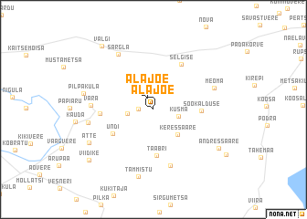 map of Alajõe