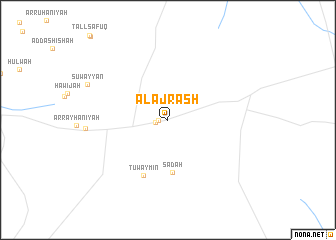 map of Al Ajrāsh