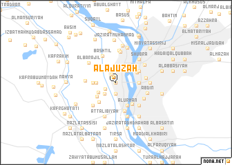 map of Al ‘Ajūzah
