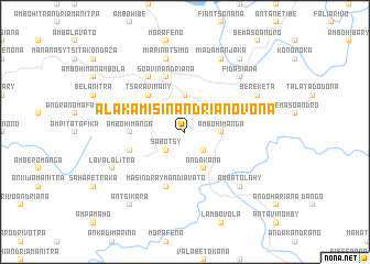 map of Alakamisinandrianovona