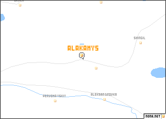 map of Alakamys