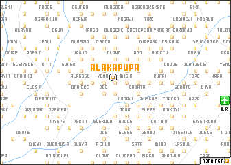 map of Alaka Pupa