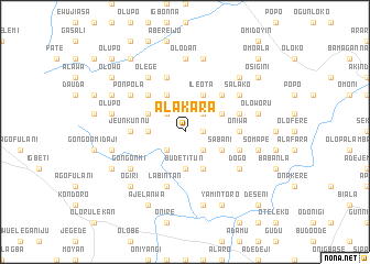 map of Alakara