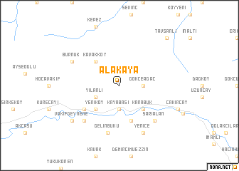 map of Alakaya