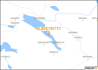 map of Alakeyritty