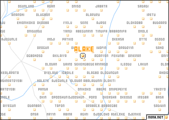 map of Alake