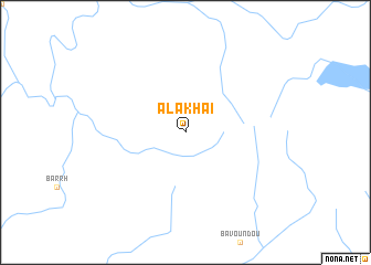 map of Alakhaï