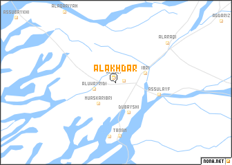 map of Al Akhḑar