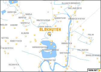 map of Alā Khūyeh