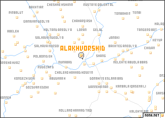 map of Ālā Khvorshīd