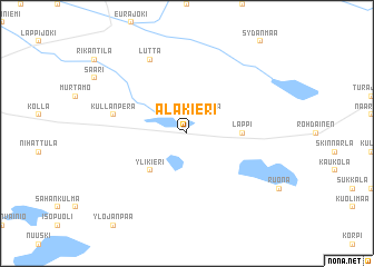 map of Alakieri