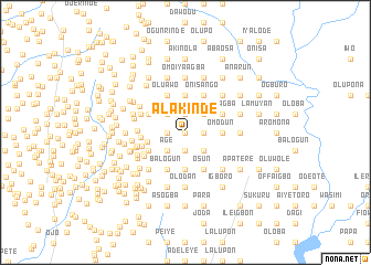 map of Alakinde