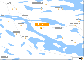 map of Alakirsi