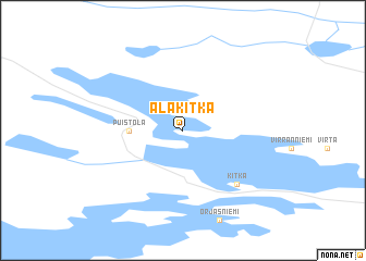 map of Alakitka