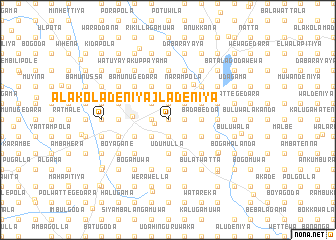 map of Alakoladeniya