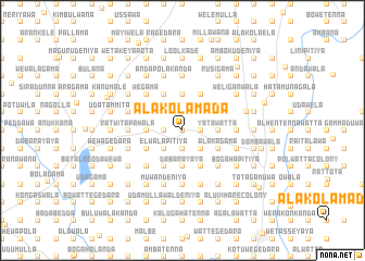 map of Alakolamada