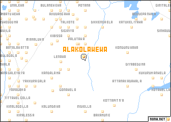 map of Alakolawewa