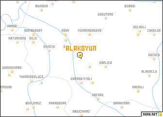 map of Alakoyun