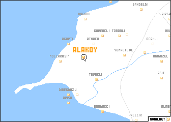 map of Alaköy