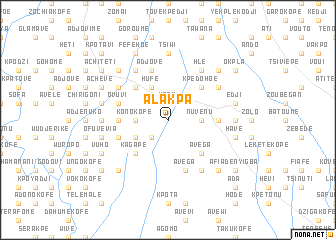map of Alakpa