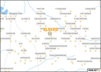 map of Alakro