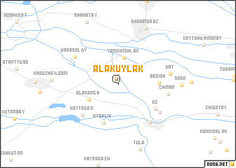 map of Alakuylak