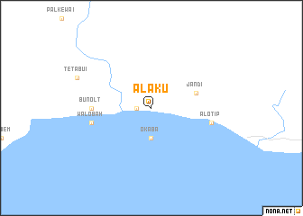 map of Alaku